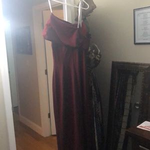 Bridesmaid dress-Burgandy